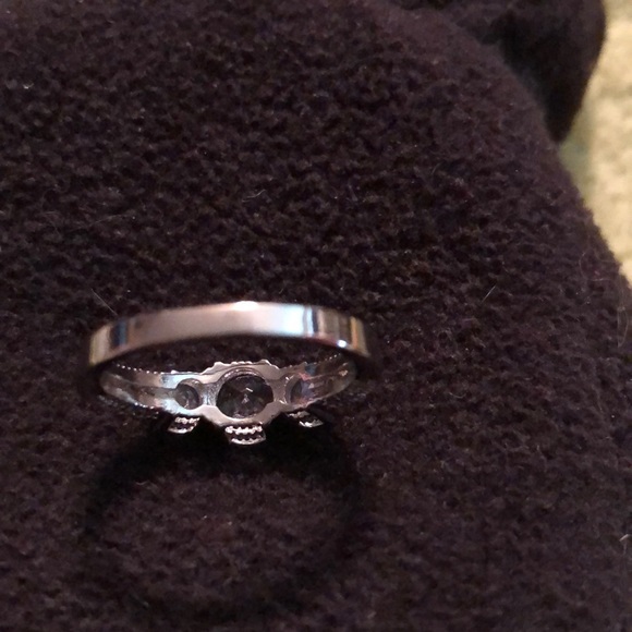 Sterling White Sapphire Ring - Picture 6 of 6